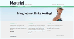Desktop Screenshot of abonnement.margriet.nl